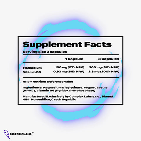 Complex™ Better Sleep Magnesium - supplement facts