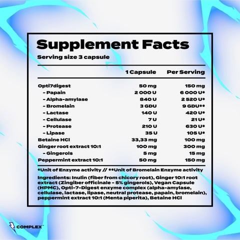 Complex™ Digestive Enzyme Complex - složení